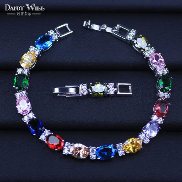 pretty bracelet muliticolor cz crystal tennis bracelet jewelry women fashion sweet girls bracelets bangles 1, Golden;silver
pretty bracelet muliticolor cz crystal tennis bracelet jewelry women fashion sweet girls bracelets bangles 1, Golden;silver
