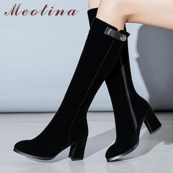 boots meotina winter knee high women zipper thick heel long fashion round toe shoes lady fall black size 34-39
boots meotina winter knee high women zipper thick heel long fashion round toe shoes lady fall black size 34-39