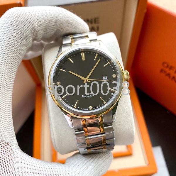 8215 automatic mechanical movement: 316 fine steel case ultra-thin and slender original synchronous shell literal, hands details, Slivery;brown
8215 automatic mechanical movement: 316 fine steel case ultra-thin and slender original synchronous shell literal, hands details, Slivery;brown