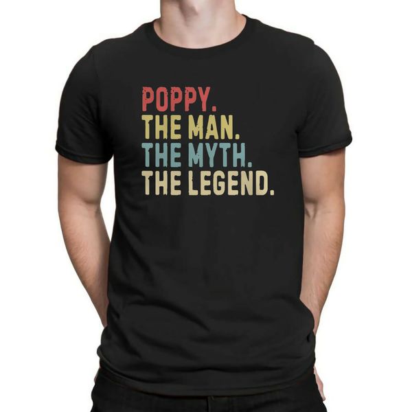 poppy the man the myth the legend vintage graphic t-shirt navy cotton men's tee tees 
poppy the man the myth the legend vintage graphic t-shirt navy cotton men's tee tees