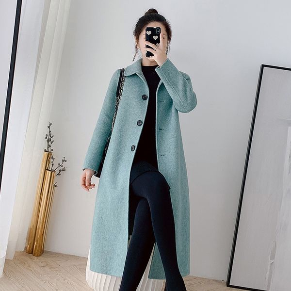ayusnue wool coat female long jacket double-faced cashmere elegant ladies coats overcoat women autumn herringbone m018 kj2878, Black
ayusnue wool coat female long jacket double-faced cashmere elegant ladies coats overcoat women autumn herringbone m018 kj2878, Black