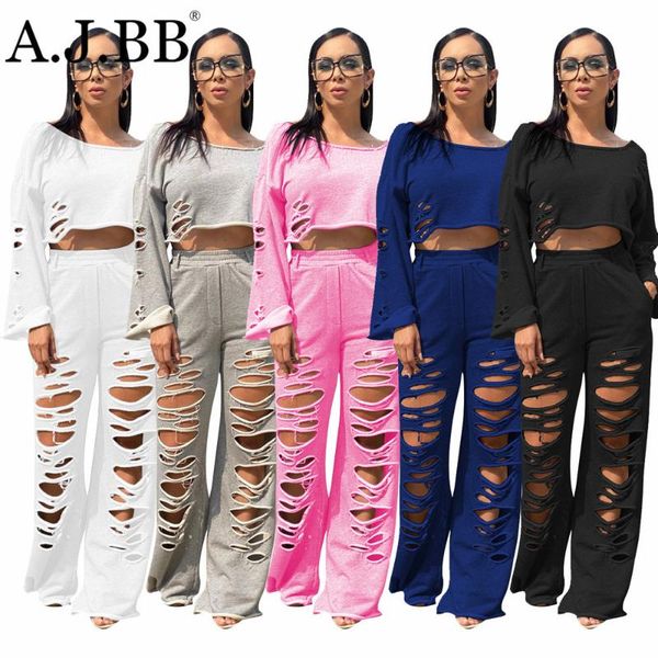 fall 2020 new fashion solid casual two piece set loose o-neck long sleeve t-shirt and perforated pants women's suit, Gray
fall 2020 new fashion solid casual two piece set loose o-neck long sleeve t-shirt and perforated pants women's suit, Gray