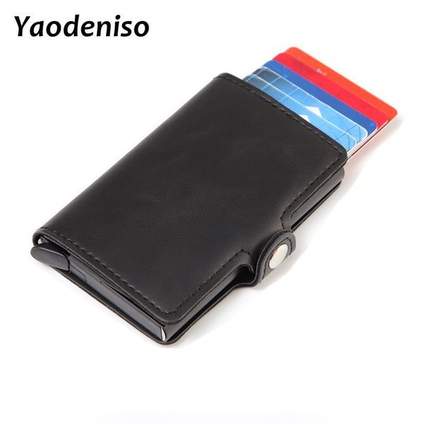 new men credit card holder carbon leather wallet aluminum automatic mini wallet with back pocket id card rfid blocking purse, Silver
new men credit card holder carbon leather wallet aluminum automatic mini wallet with back pocket id card rfid blocking purse, Silver