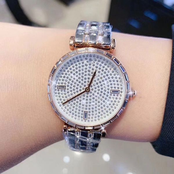 2020 summer limited full diamond wristwatches orologio di lusso temperament watch stainless steel strap graduated pearl dial drop shipping, Slivery;brown
2020 summer limited full diamond wristwatches orologio di lusso temperament watch stainless steel strap graduated pearl dial drop shipping, Slivery;brown