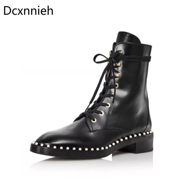 boots leather suede ankle for women round toe slip on shoes woman rivets designer wedge heels short, Black
boots leather suede ankle for women round toe slip on shoes woman rivets designer wedge heels short, Black