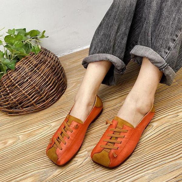 johnature autumn flats women shoes 2020 new genuine leather casual mixed colors lace-up retro shallow handmade ladies shoes, Black
johnature autumn flats women shoes 2020 new genuine leather casual mixed colors lace-up retro shallow handmade ladies shoes, Black