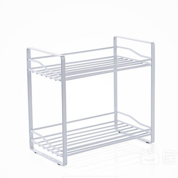 saving space organizer iron art spice rack 2 tier kitchen shelf seasoning bottle 
saving space organizer iron art spice rack 2 tier kitchen shelf seasoning bottle