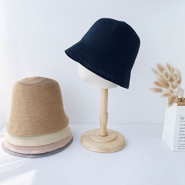 женская солома тканая bucket hat summer dimple pure color sun shade складная соломенная шляпка, Blue;gray
женская солома тканая bucket hat summer dimple pure color sun shade складная соломенная шляпка, Blue;gray
