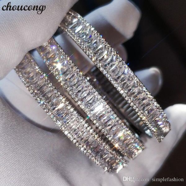vecalon charm bracelet baguette cut 5a cubic zirconia white gold filled engagement wedding bangle for women fashion accessaries, Golden;silver
vecalon charm bracelet baguette cut 5a cubic zirconia white gold filled engagement wedding bangle for women fashion accessaries, Golden;silver