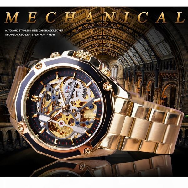 automatic mechanical watch steel band hollow waterproof night light men's watch men's mechanical watches women, Slivery;brown
automatic mechanical watch steel band hollow waterproof night light men's watch men's mechanical watches women, Slivery;brown