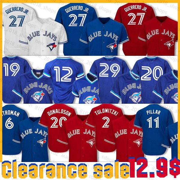 27 vladimir guerrero jr jersey 19 jose bautista 29 joe carter 12 roberto alomar 20 josh donaldson 6 marcus stroman 11 kevin pillar baseball, Blue;black
27 vladimir guerrero jr jersey 19 jose bautista 29 joe carter 12 roberto alomar 20 josh donaldson 6 marcus stroman 11 kevin pillar baseball, Blue;black