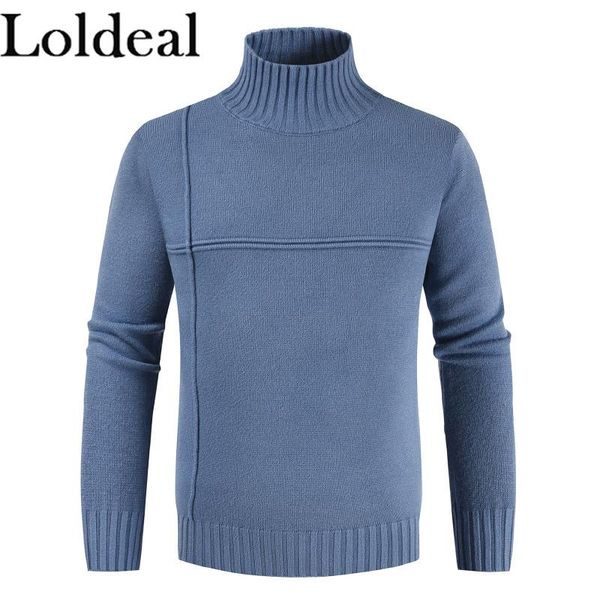 loldeal new men warm turtleneck sweater hombre fashion solid color knit casual slim pullover, White;black
loldeal new men warm turtleneck sweater hombre fashion solid color knit casual slim pullover, White;black