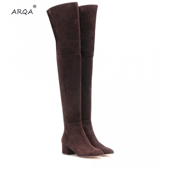 2020 europe and the united states autumn and winter brand women's fashion show boots luxury extra cashmere knee boots, Black
2020 europe and the united states autumn and winter brand women's fashion show boots luxury extra cashmere knee boots, Black