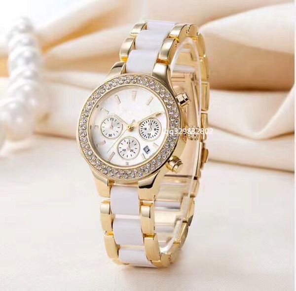 2019 luxury tag new brand fashion designer ladies gold watch white dress full diamond watches women ceramic bracelet stainless steel clock, Slivery;brown
2019 luxury tag new brand fashion designer ladies gold watch white dress full diamond watches women ceramic bracelet stainless steel clock, Slivery;brown