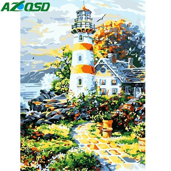 azqsd diy oil painting lighthouse painting by numbers seaside home decoration paint canvas picture hand painted modern
azqsd diy oil painting lighthouse painting by numbers seaside home decoration paint canvas picture hand painted modern