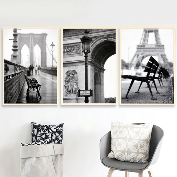 paris tower new york brooklyn wall art canvas painting nordic posters and prints black white wall pictures for living room decor
paris tower new york brooklyn wall art canvas painting nordic posters and prints black white wall pictures for living room decor