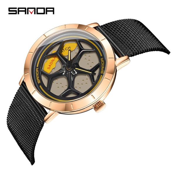sanda fashion men mesh steel watch luxury calendar quartz wrist watches business casual for man clock relogio masculino, Slivery;brown
sanda fashion men mesh steel watch luxury calendar quartz wrist watches business casual for man clock relogio masculino, Slivery;brown
