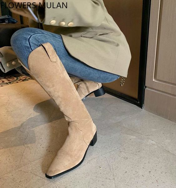 luxury brown black suede winter boots women pointed toe middle heels zapatos de mujer chic sewing ladies botas side zipper shoes
luxury brown black suede winter boots women pointed toe middle heels zapatos de mujer chic sewing ladies botas side zipper shoes