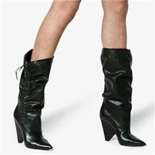 stylish yechne women's shoes leather long boots women round toe high heeled over the knee western knight boots shoes woman, Black
stylish yechne women's shoes leather long boots women round toe high heeled over the knee western knight boots shoes woman, Black