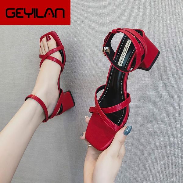 summer gladiator red yellow new high heels women's shoes with open toe suede word buckle women sandals rome 2020, Black
summer gladiator red yellow new high heels women's shoes with open toe suede word buckle women sandals rome 2020, Black