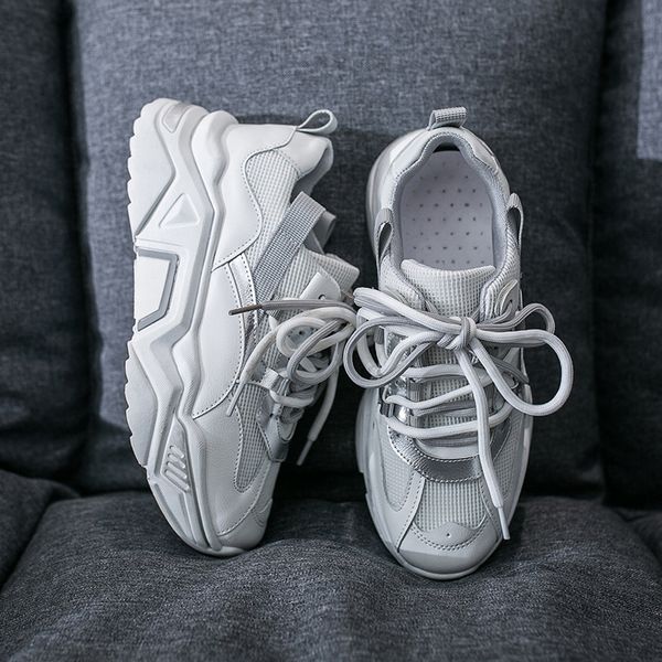 white chunky sneakers women 2020 luxury designers shoes fashion green gray yellow platform shoes heels woman wedged sneakers t200820, Black
white chunky sneakers women 2020 luxury designers shoes fashion green gray yellow platform shoes heels woman wedged sneakers t200820, Black