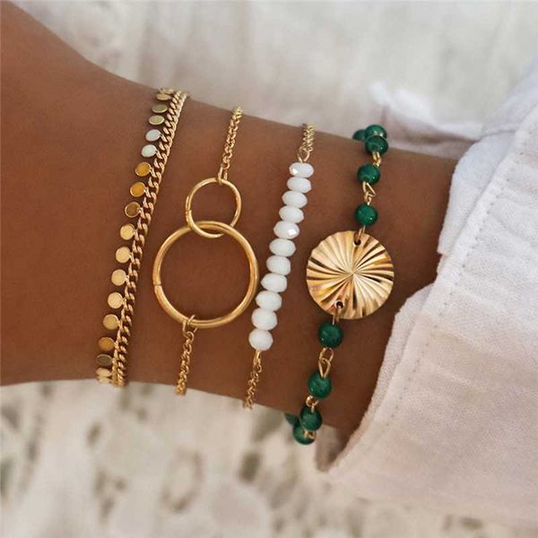 simple sequined fringed bracelet handmade white green beaded bracelet water wave texture bracelets geometry bangles for women, Black
simple sequined fringed bracelet handmade white green beaded bracelet water wave texture bracelets geometry bangles for women, Black