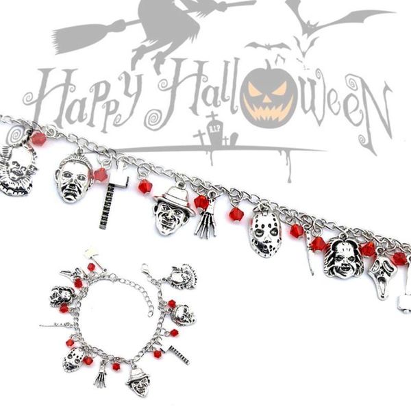 1pcs horror charm bracelet halloween bracelets horror head gifts jewelry charms bracelets skull q4s0, Golden;silver
1pcs horror charm bracelet halloween bracelets horror head gifts jewelry charms bracelets skull q4s0, Golden;silver