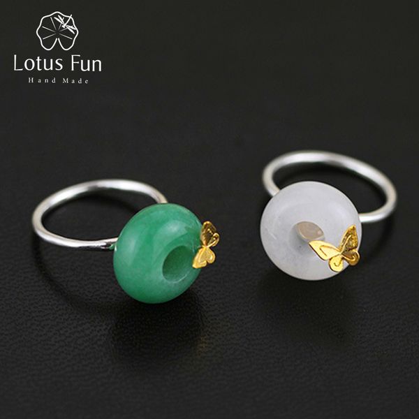 lotus fun real 925 sterling silver natural stone creative handmade designer fine jewelry butterfly open rings for women bijoux, Golden;silver
lotus fun real 925 sterling silver natural stone creative handmade designer fine jewelry butterfly open rings for women bijoux, Golden;silver