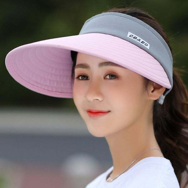 wholesale 1pcs women summer hats pearl packable sun visor with big heads wide brim beach hat uv protection female cap tco5, Blue;gray
wholesale 1pcs women summer hats pearl packable sun visor with big heads wide brim beach hat uv protection female cap tco5, Blue;gray