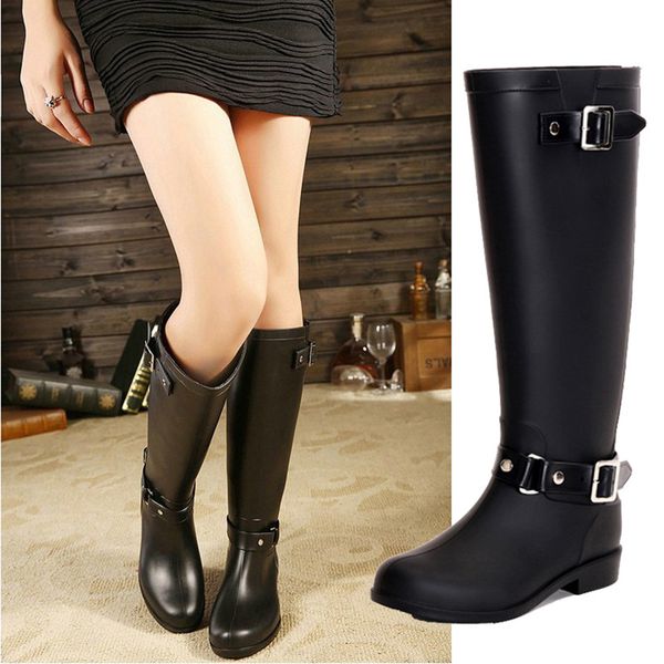 boots fashion rainshoes women waterproof knee high rain non-slip hose back zipper long ladies shoes for woman botas, Black
boots fashion rainshoes women waterproof knee high rain non-slip hose back zipper long ladies shoes for woman botas, Black