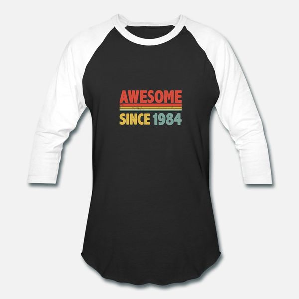 born in 1984 t shirt men print short sleeve round collar slim sunlight new fashion summer unique shirt, White;black
born in 1984 t shirt men print short sleeve round collar slim sunlight new fashion summer unique shirt, White;black