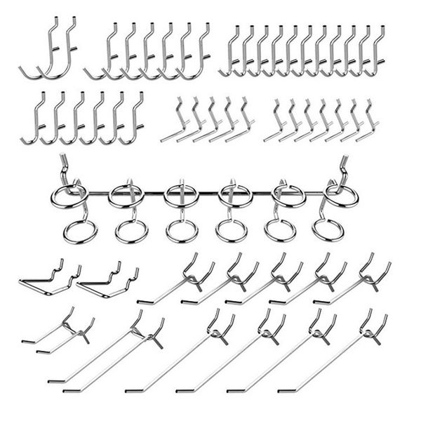 50pcs home organizer dust-proof настенных хранения крючков set peg board висячей metal
50pcs home organizer dust-proof настенных хранения крючков set peg board висячей metal