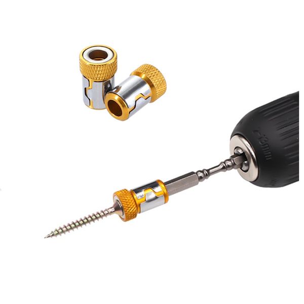 1pc universal magnetic ring steel sleeve yellow metal strong magnetizer screw pick up tool for 1/4" 6.35mm screwdriver bits
1pc universal magnetic ring steel sleeve yellow metal strong magnetizer screw pick up tool for 1/4" 6.35mm screwdriver bits