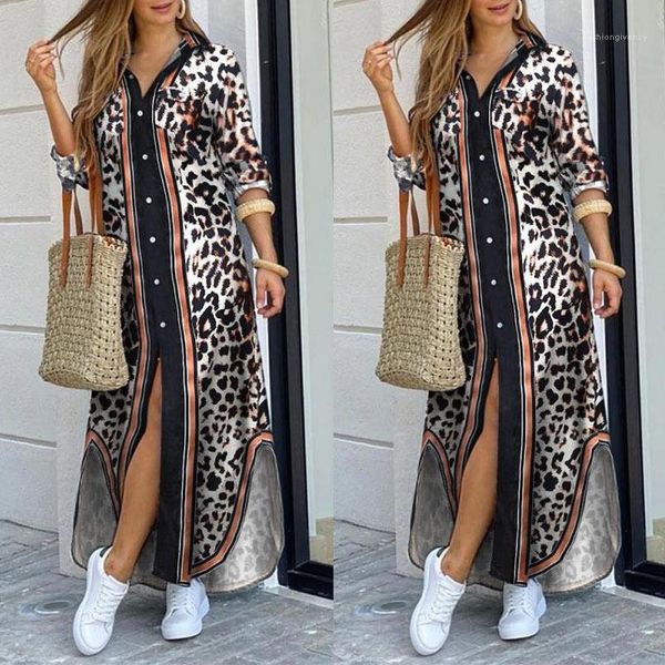 shirts dress leopard printed v neck long sleeve single breated dress fashion female clothing autumn womens designer, Black;gray
shirts dress leopard printed v neck long sleeve single breated dress fashion female clothing autumn womens designer, Black;gray