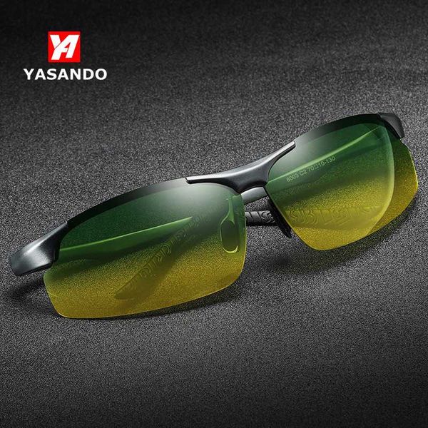 yasando day and night sunglasses men polarized aluminum magnesium frame night vision glasses profession driver eyewear gs8003, White;black
yasando day and night sunglasses men polarized aluminum magnesium frame night vision glasses profession driver eyewear gs8003, White;black