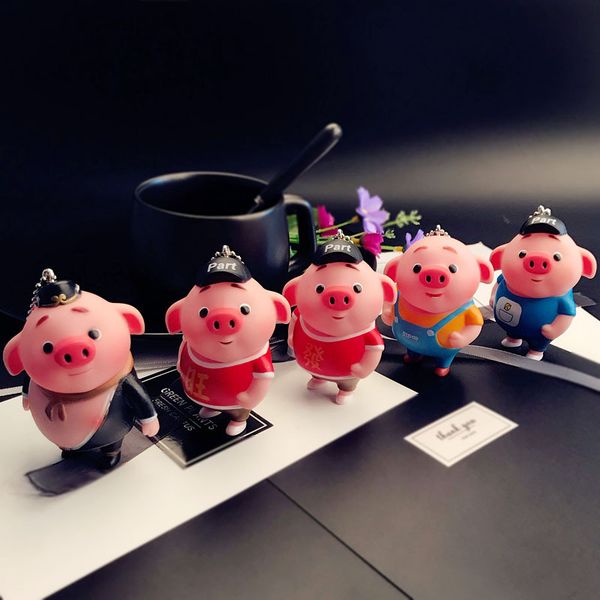 fashion cute cartoon pig keychain simple key ring animal key chain holder for women girl bag pendant, Silver
fashion cute cartoon pig keychain simple key ring animal key chain holder for women girl bag pendant, Silver