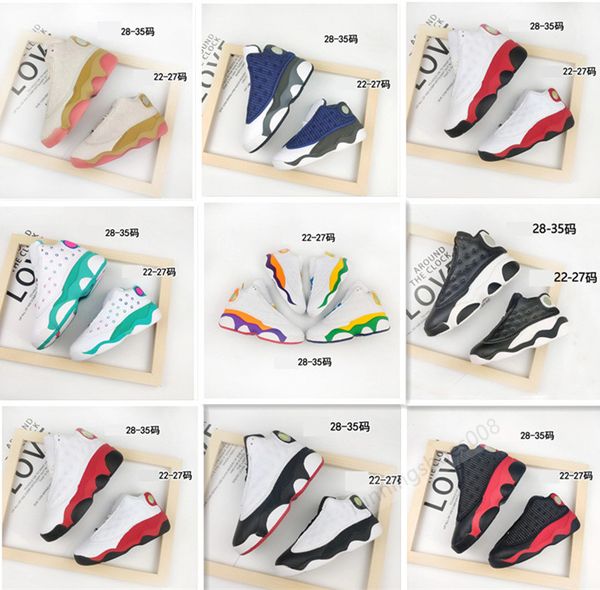 2020 kids 13s boys girls copper white orang court purple black cat 13 basketball shoes birthday gift sneakers children baby shoes 22-35, White;red
2020 kids 13s boys girls copper white orang court purple black cat 13 basketball shoes birthday gift sneakers children baby shoes 22-35, White;red