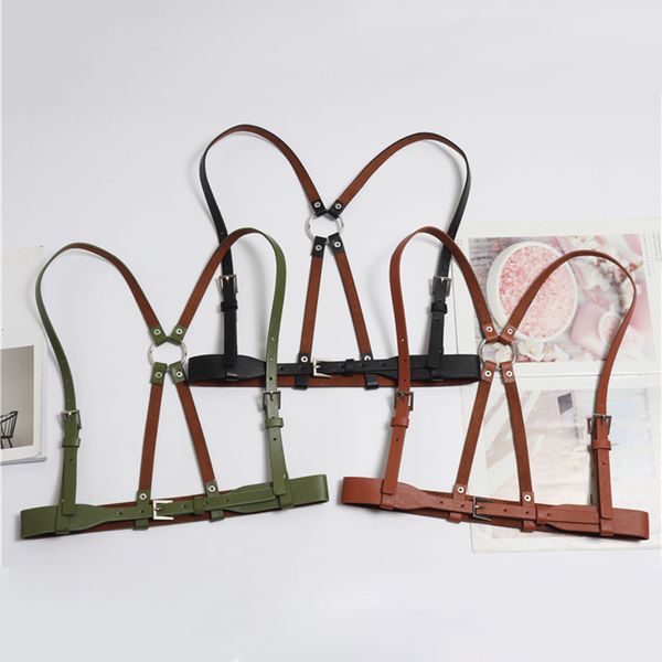hatcyggo slim women's belt lady wear bondage harness fashion waistband harajuku bondage harness leather/waist belt female, Black;brown
hatcyggo slim women's belt lady wear bondage harness fashion waistband harajuku bondage harness leather/waist belt female, Black;brown
