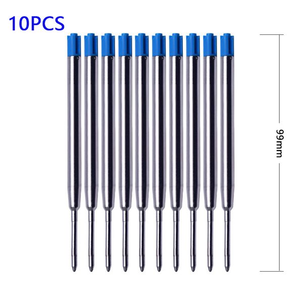 10pcs 9.8cm replaceable metal pen refills 0.7mm special office business ballpoint pen refill rods for writing office stationery, Black;red
10pcs 9.8cm replaceable metal pen refills 0.7mm special office business ballpoint pen refill rods for writing office stationery, Black;red