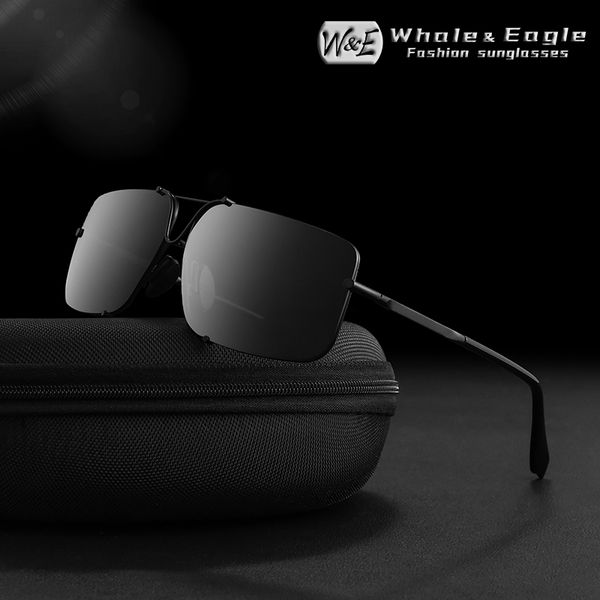 whale&eagle alloy frame men sunglasses rimless driver mountaineering polarized lens brand cool design light sun glasses uv400, White;black
whale&eagle alloy frame men sunglasses rimless driver mountaineering polarized lens brand cool design light sun glasses uv400, White;black