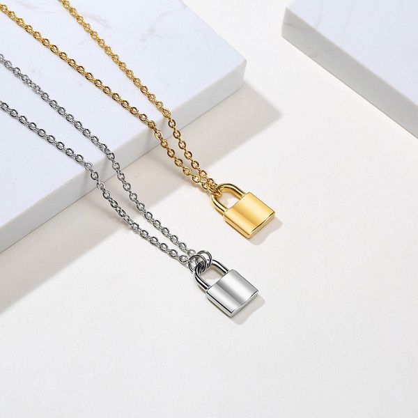 zorcvens 2020 new fashion gold silver color padlock pendant for women stainless steel necklace street candid female jewelry
zorcvens 2020 new fashion gold silver color padlock pendant for women stainless steel necklace street candid female jewelry
