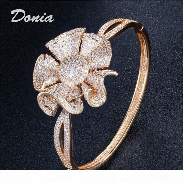 donia jewelry, camellia, two-color electroplating, exaggeration, luxury, fashion in europe and america, micro inlaid zircon adjustable brace, Black
donia jewelry, camellia, two-color electroplating, exaggeration, luxury, fashion in europe and america, micro inlaid zircon adjustable brace, Black