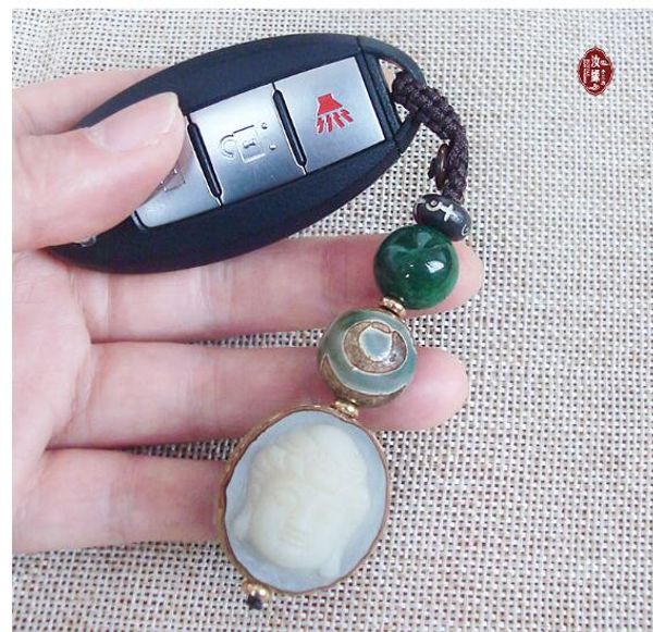 braided rope car keychain male and female keys safe bead pendant key chain creative key ring couple, Silver
braided rope car keychain male and female keys safe bead pendant key chain creative key ring couple, Silver