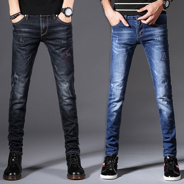 2020 cotton comfort men's skinny pencil pants full length elastic black blue trousers autumn male size 27-34 36
2020 cotton comfort men's skinny pencil pants full length elastic black blue trousers autumn male size 27-34 36