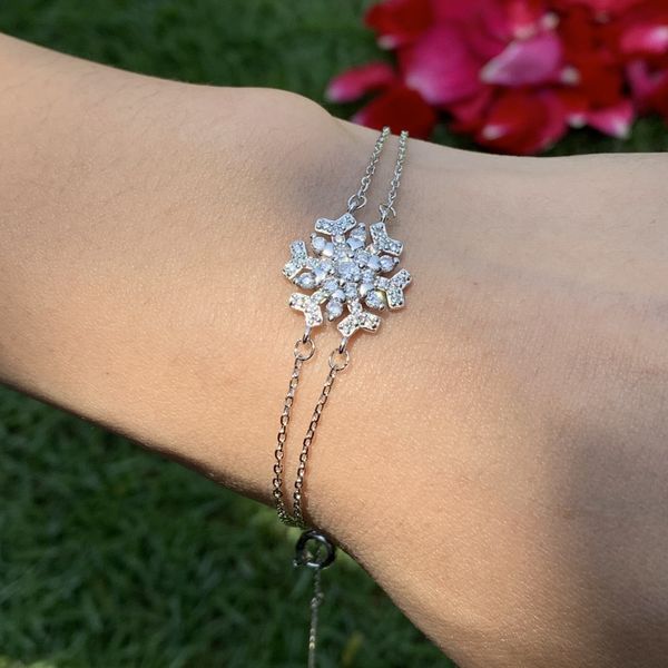 choucong korean luxury jewelry real 925 sterling silver white clear cz diamond gemstones snowflake bracelet women bangle for mother's d, Golden;silver
choucong korean luxury jewelry real 925 sterling silver white clear cz diamond gemstones snowflake bracelet women bangle for mother's d, Golden;silver