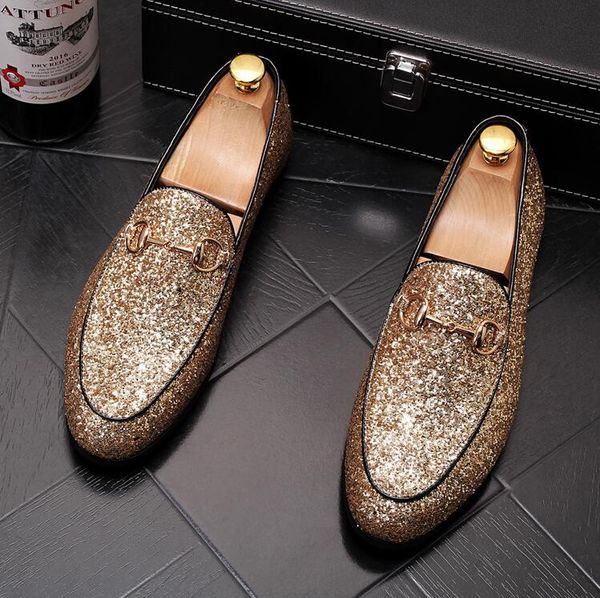summer men's pointed toe shoes korean version of a pedal lazy shoes trendy men sequined hair stylist men's gold wedding sh, Black
summer men's pointed toe shoes korean version of a pedal lazy shoes trendy men sequined hair stylist men's gold wedding sh, Black