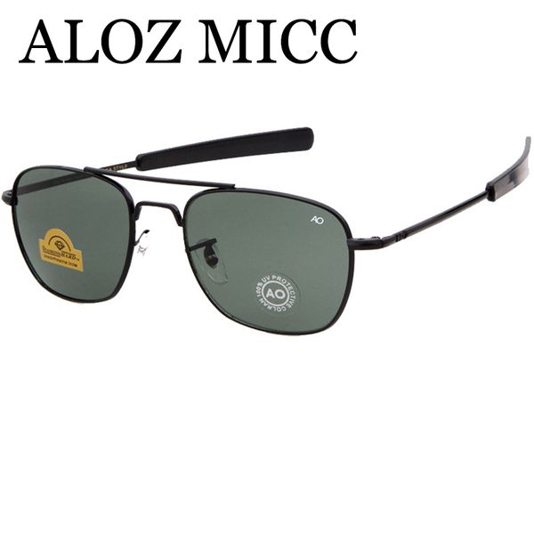 ALOZ MICC Newest Hot Army AO Pilot Sunglasses For Mens Designer Sunglasses Luxury Men Glasses UV400 Oku Ross De Sol - Mens Sunglasses A430
ALOZ MICC Newest Hot Army AO Pilot Sunglasses For Mens Designer Sunglasses Luxury Men Glasses UV400 Oku Ross De Sol - Mens Sunglasses A430