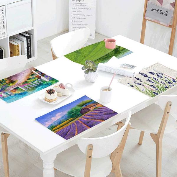 table napkin country style color oil painting printed napkins for wedding mats dining flowers set home decor lavender accessories
table napkin country style color oil painting printed napkins for wedding mats dining flowers set home decor lavender accessories