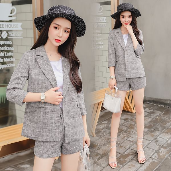 womens office business plaid suits feminina blazer and pants blazer casual 2 piece set for work spring autumn wear, White
womens office business plaid suits feminina blazer and pants blazer casual 2 piece set for work spring autumn wear, White