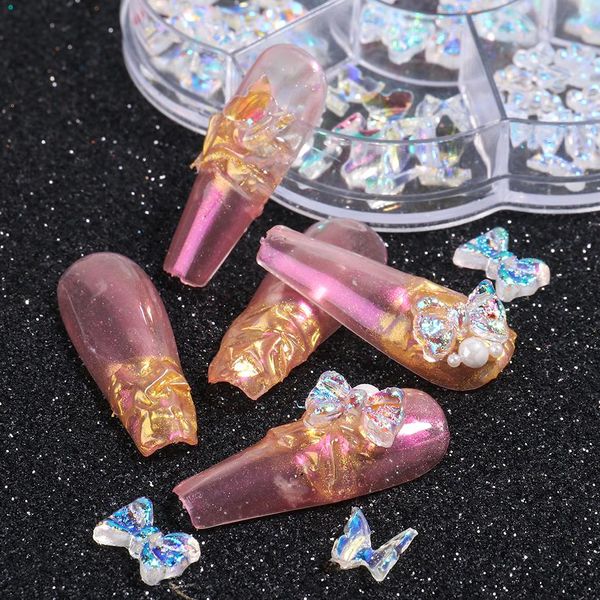 new 3d bow-knot nail art decorations rhinestones aurora resin butterfly flowers nail jewelry ornaments manicure accessories, Silver;gold
new 3d bow-knot nail art decorations rhinestones aurora resin butterfly flowers nail jewelry ornaments manicure accessories, Silver;gold